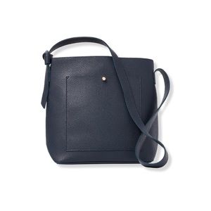 Navy blue cross body bag